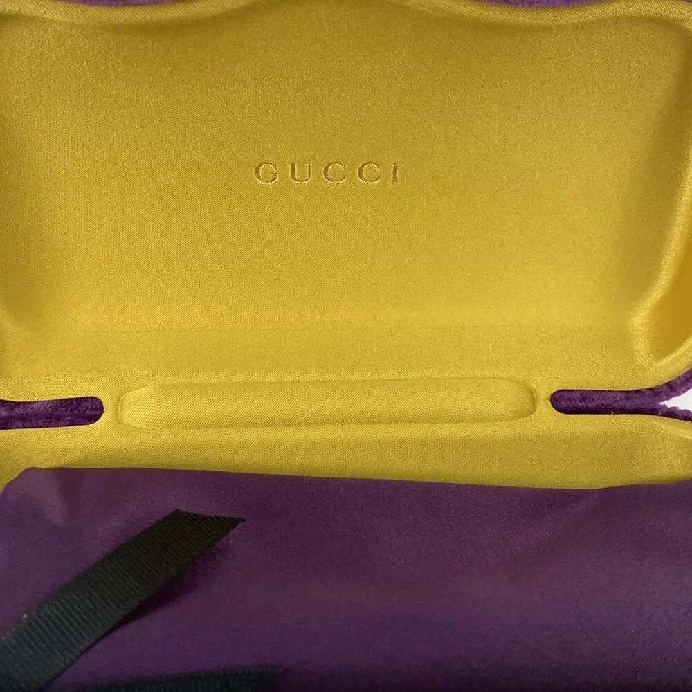 NEW! Gucci ggo714sa yellow sunglasses